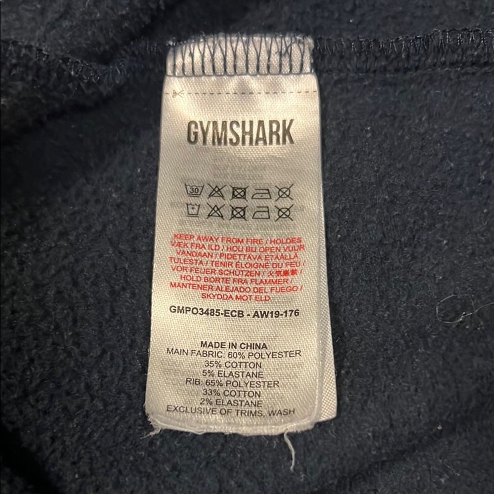 Gymshark Blue Sweatshirt with White Accents - Picture 7 of 7